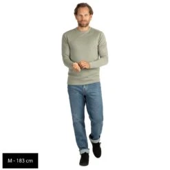 Stoic - Merino260 MMXX.Göteborg Crew - Pull En Laine Mérinos -Stoic stoic merino260 mmxxgoeteborg crew pull en laine merinos detail 10