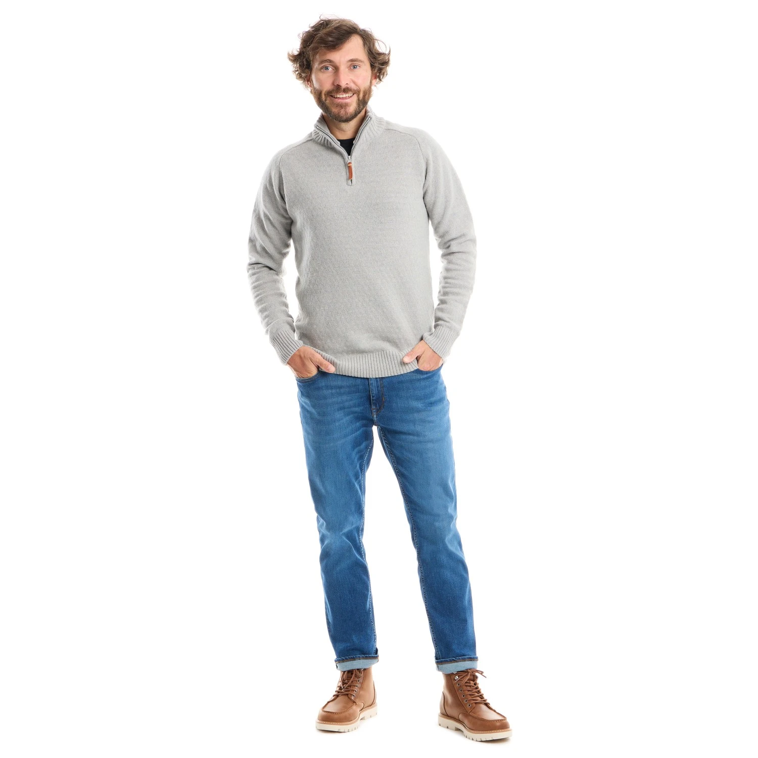 Stoic - MMXX.Nauta Wool Quarter Zip Sweater - Pull En Laine 8 Stoic - MMXX.Nauta Wool Quarter Zip Sweater - Pull En Laine – Image 6