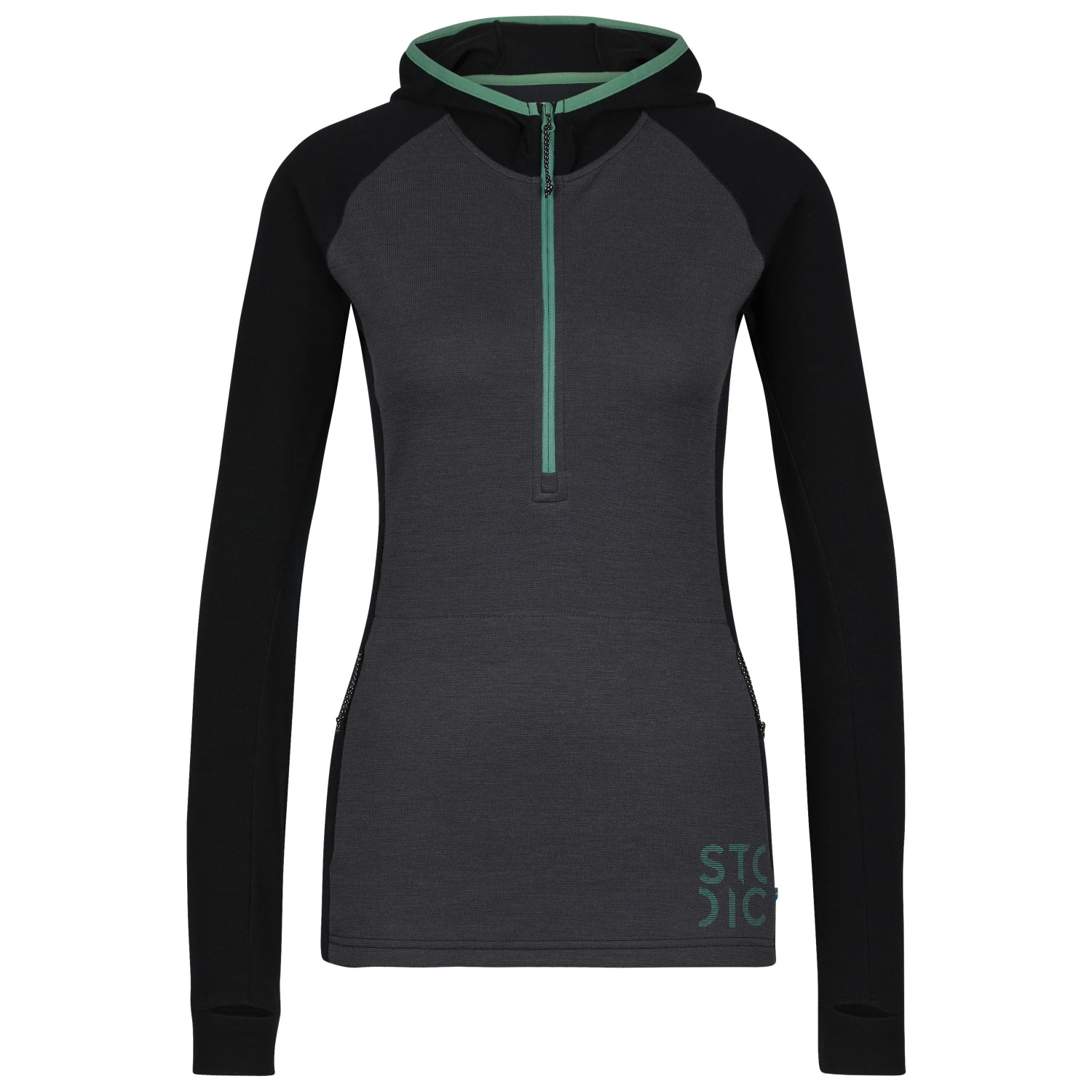 Stoic - Women's Merino260 StadjanSt. 3/4 Zip W. Hood - Sweat à Capuche En Mérinos 3 Stoic - Women's Merino260 StadjanSt. 3/4 Zip W. Hood - Sweat à Capuche En Mérinos